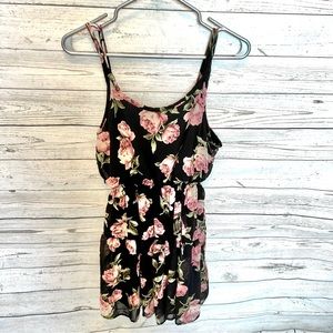 Rose floral dress